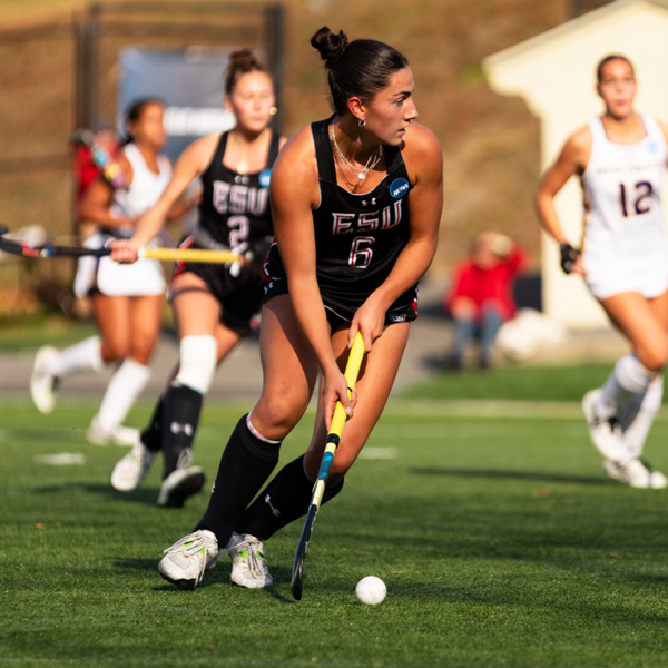 Field Hockey player on the field