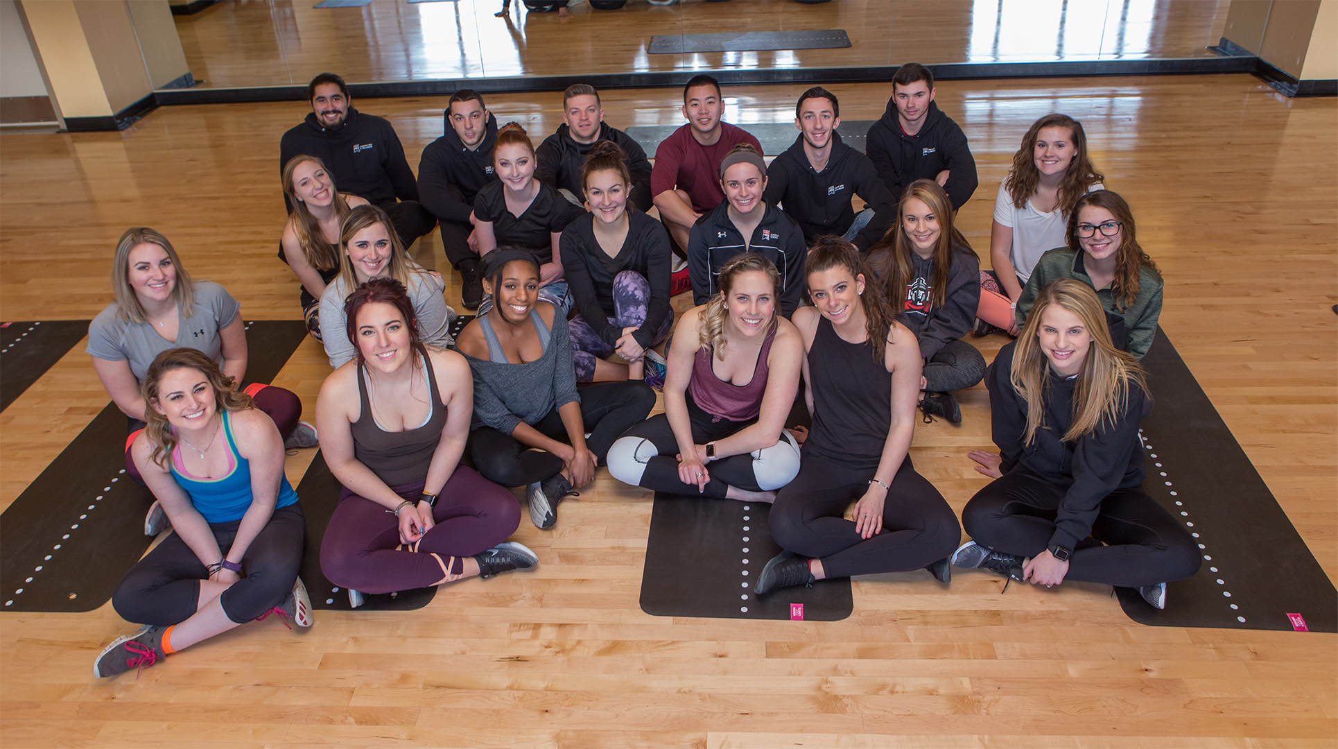 Group picture from wellness class